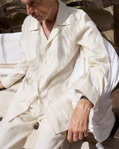 Camp Long Raw Silk Shirt Jacket