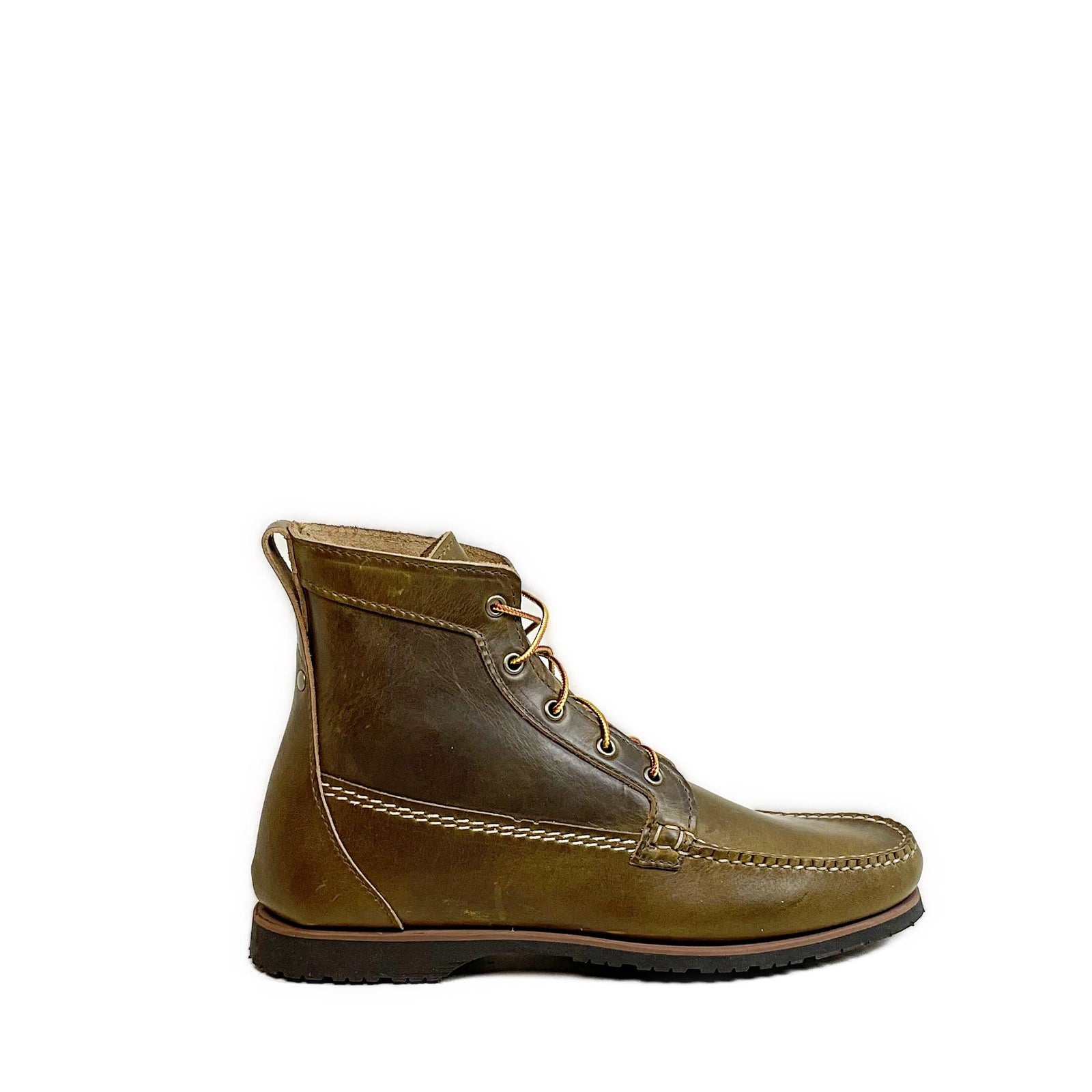 Mens Camp Boot LE: Horween Olive