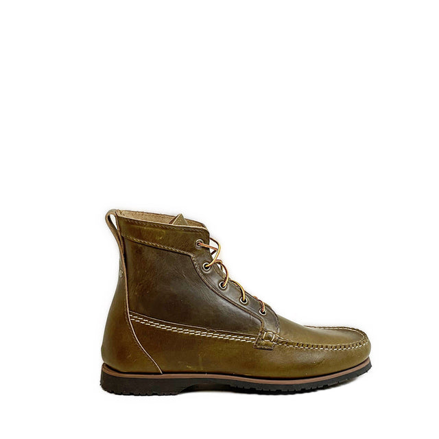 Mens Camp Boot LE: Horween Olive