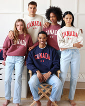Canada Fleece Sweatshirt Eggshell Unisex
