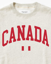 Canada Fleece Sweatshirt Eggshell Unisex