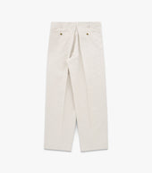 Canal Pleated Twill Cotton & Linen Pant