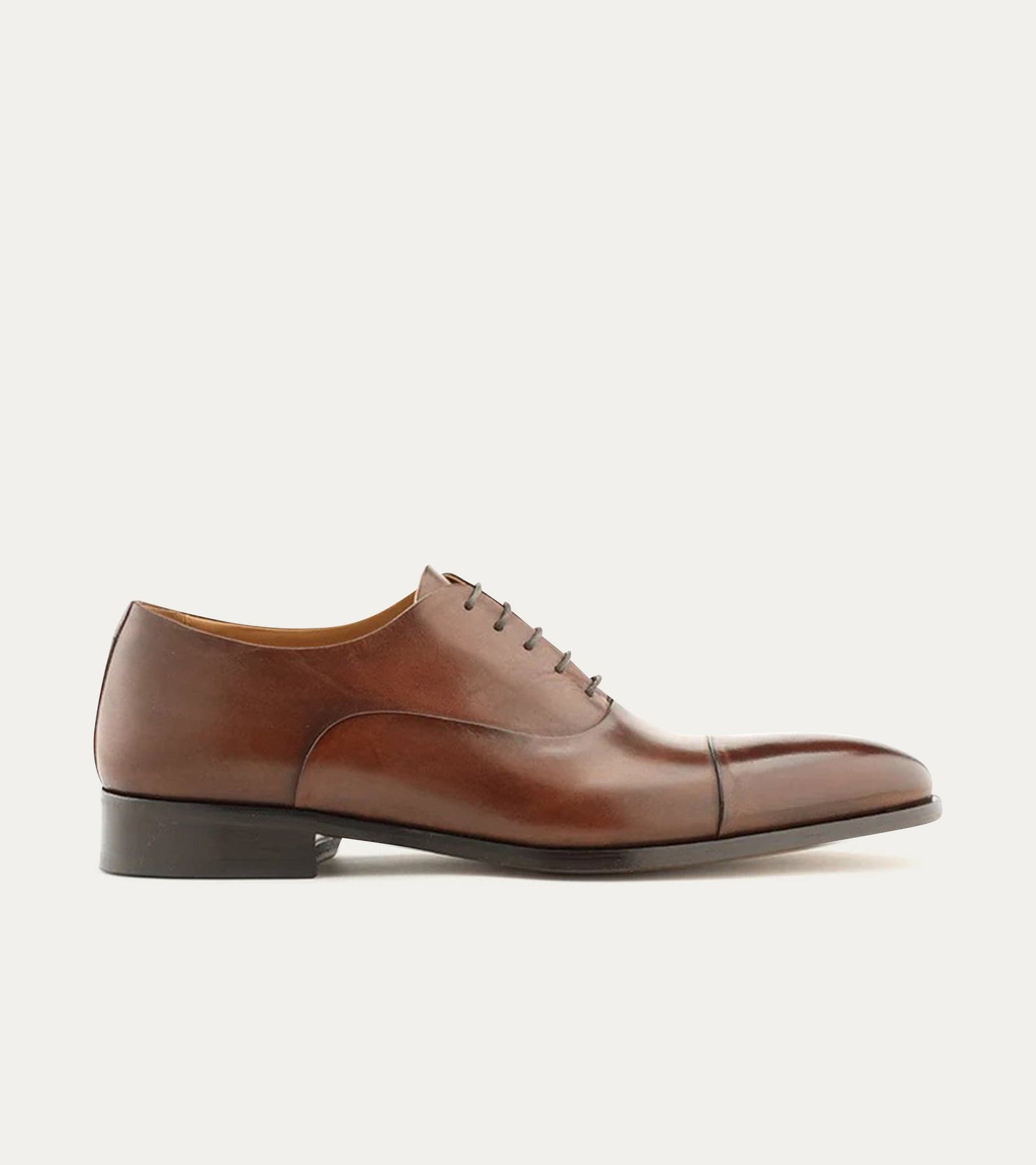 Cap Toe Oxford Antique Leather