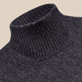 Cashmere Wool Captain S Funnel Neck Sweater In