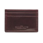 Card Holder Burgundy Cordovan