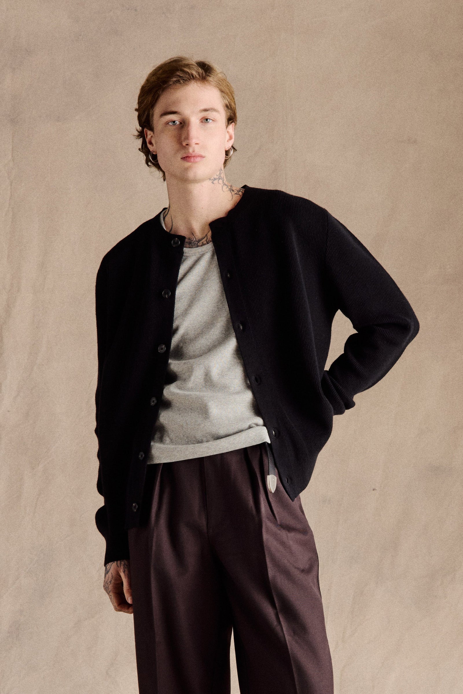 Hudson Crew Neck Cardigan