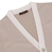 Gilet Beige En Coton