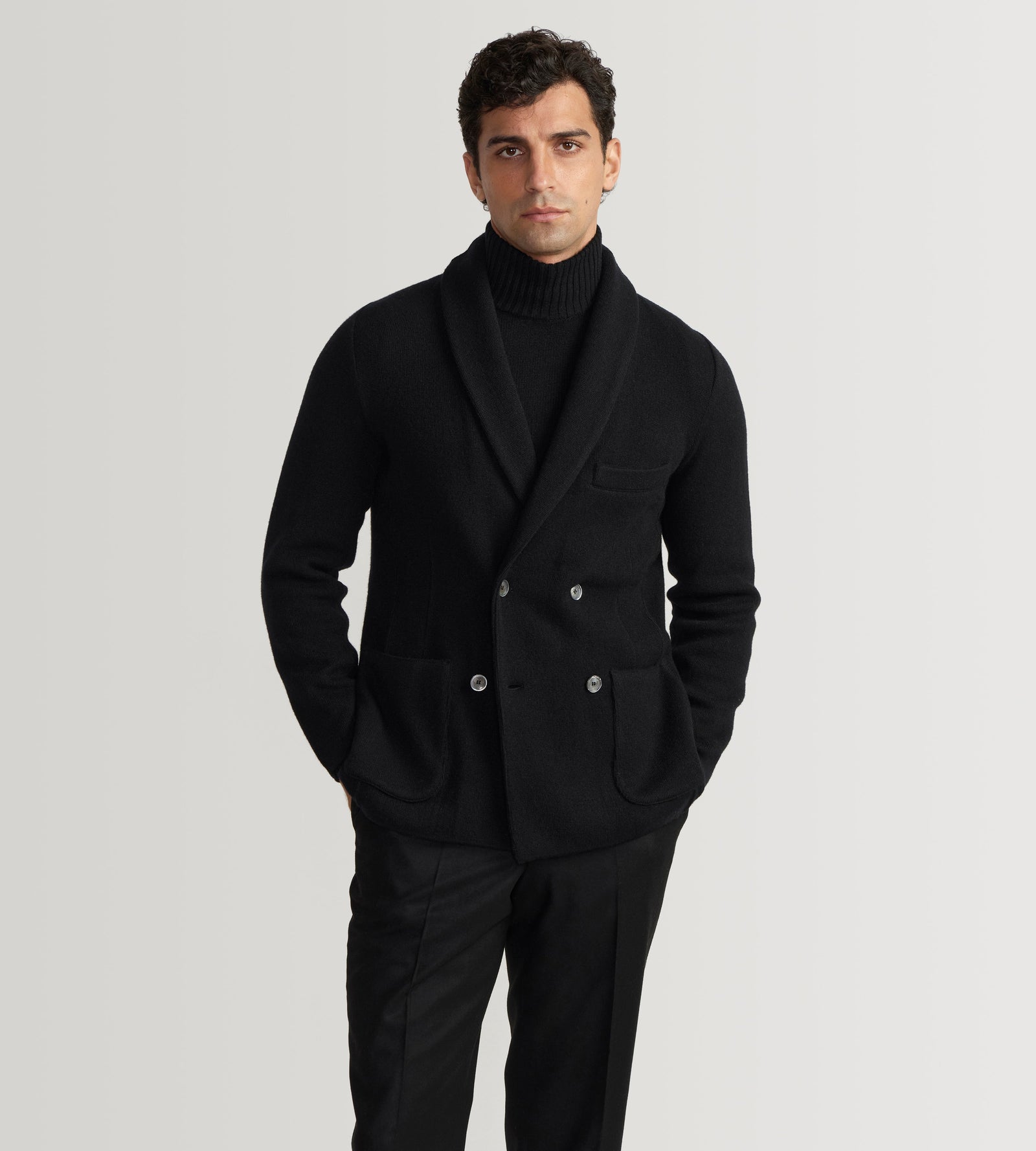 Cardigan Col Ch Le En Cachemire