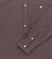 Carmine Flannel Twill Cotton Shirt
