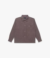Carmine Flannel Twill Cotton Shirt