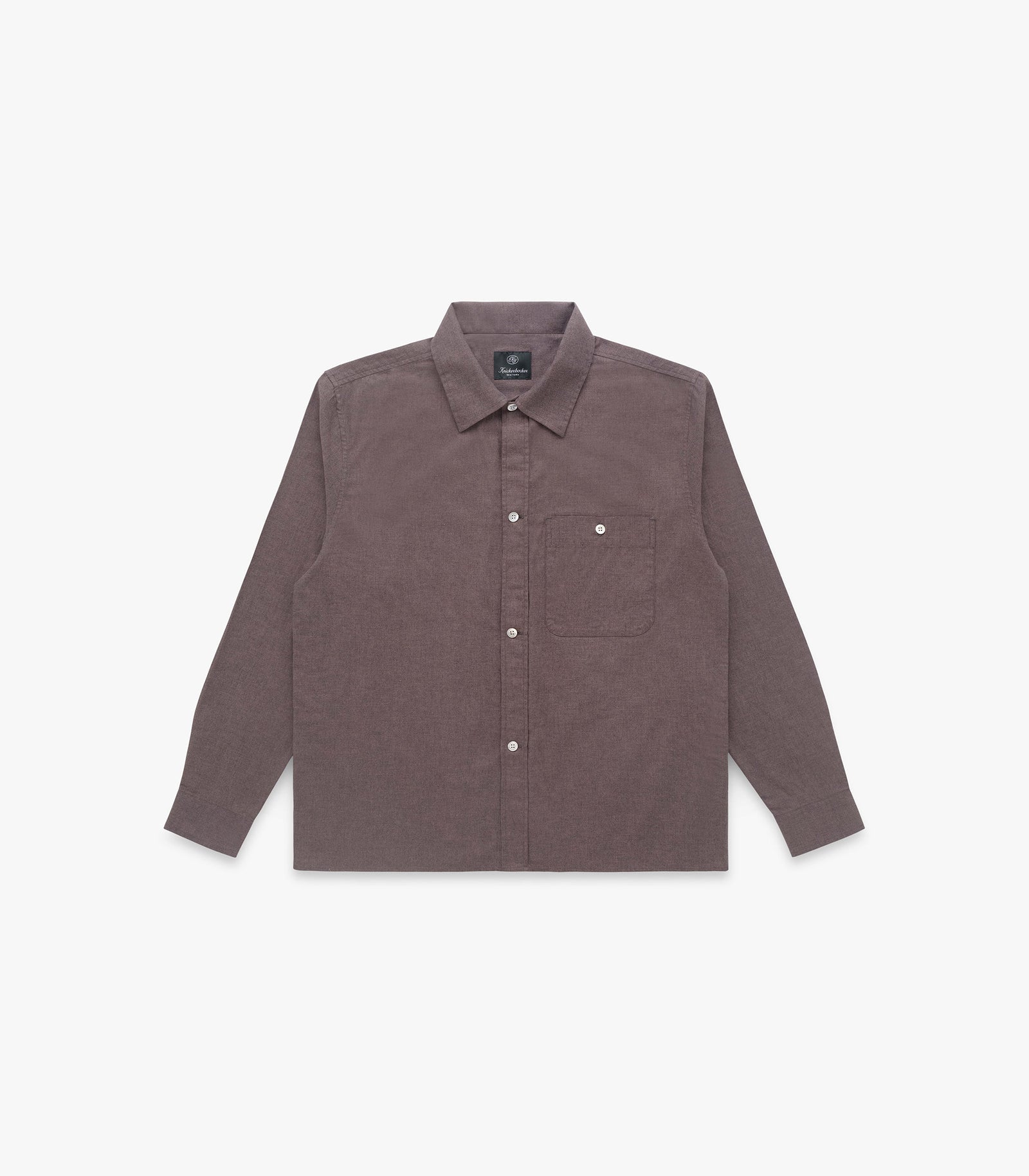 Carmine Flannel Twill Cotton Shirt