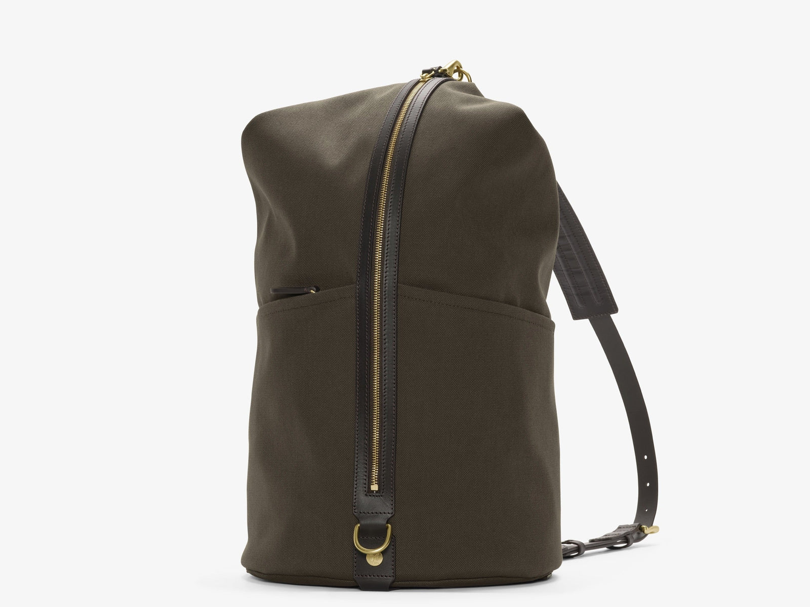 M S Carpet Bag Army Dark Brown
