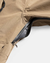 CASCADE OUTDOOR PROTECTION SYSTEM HOODED SHELL - DRIED SOIL WATER-REPELLENT 3L BONDED MEMBRANE