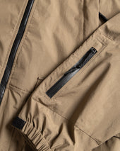 CASCADE OUTDOOR PROTECTION SYSTEM HOODED SHELL - DRIED SOIL WATER-REPELLENT 3L BONDED MEMBRANE