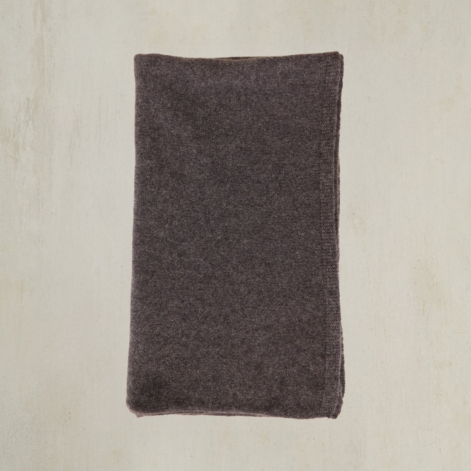 Cashmere Knitted Scarf In Dark Grey
