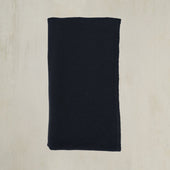 Cashmere Knitted Scarf In Dark Navy