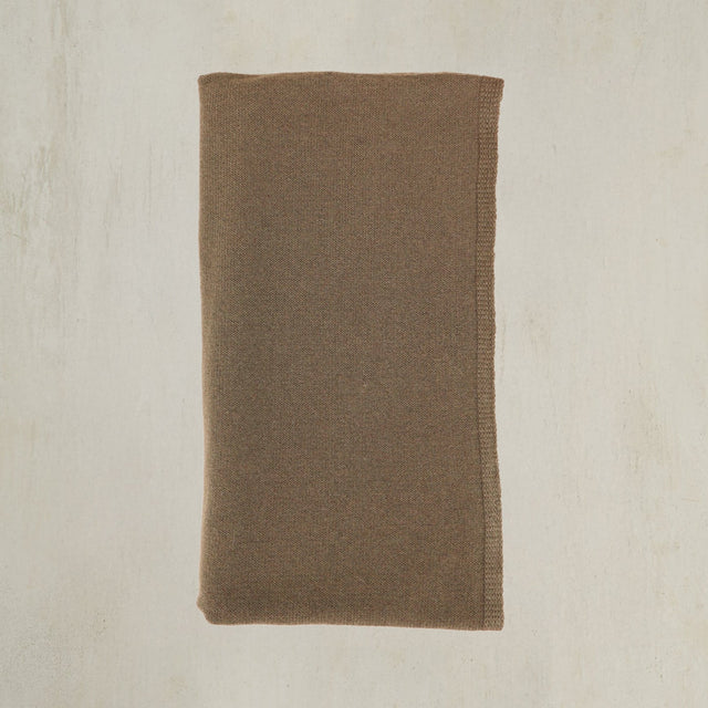 Cashmere Knitted Scarf in Natural