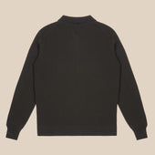 Cashmere Shirt Cardigan In Dark