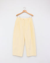 British Cotton Velvet Robyn Trouser, Ivory