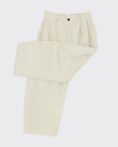 Japanese Cotton Linen Robby Trouser Natural