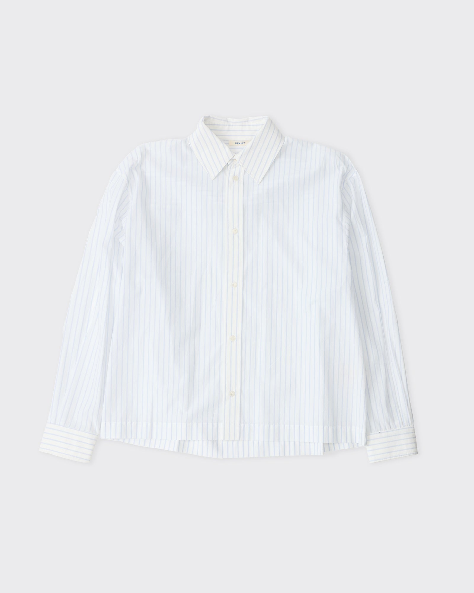 Japanese Organic Cotton Dennis Shirt Sky Stripe