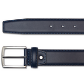 Marine Boucle Argent E Cuir De Veau