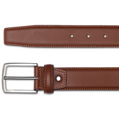 Tabac Boucle Argent E Cuir De Veau