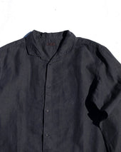 Hemp Open Collar Shirt