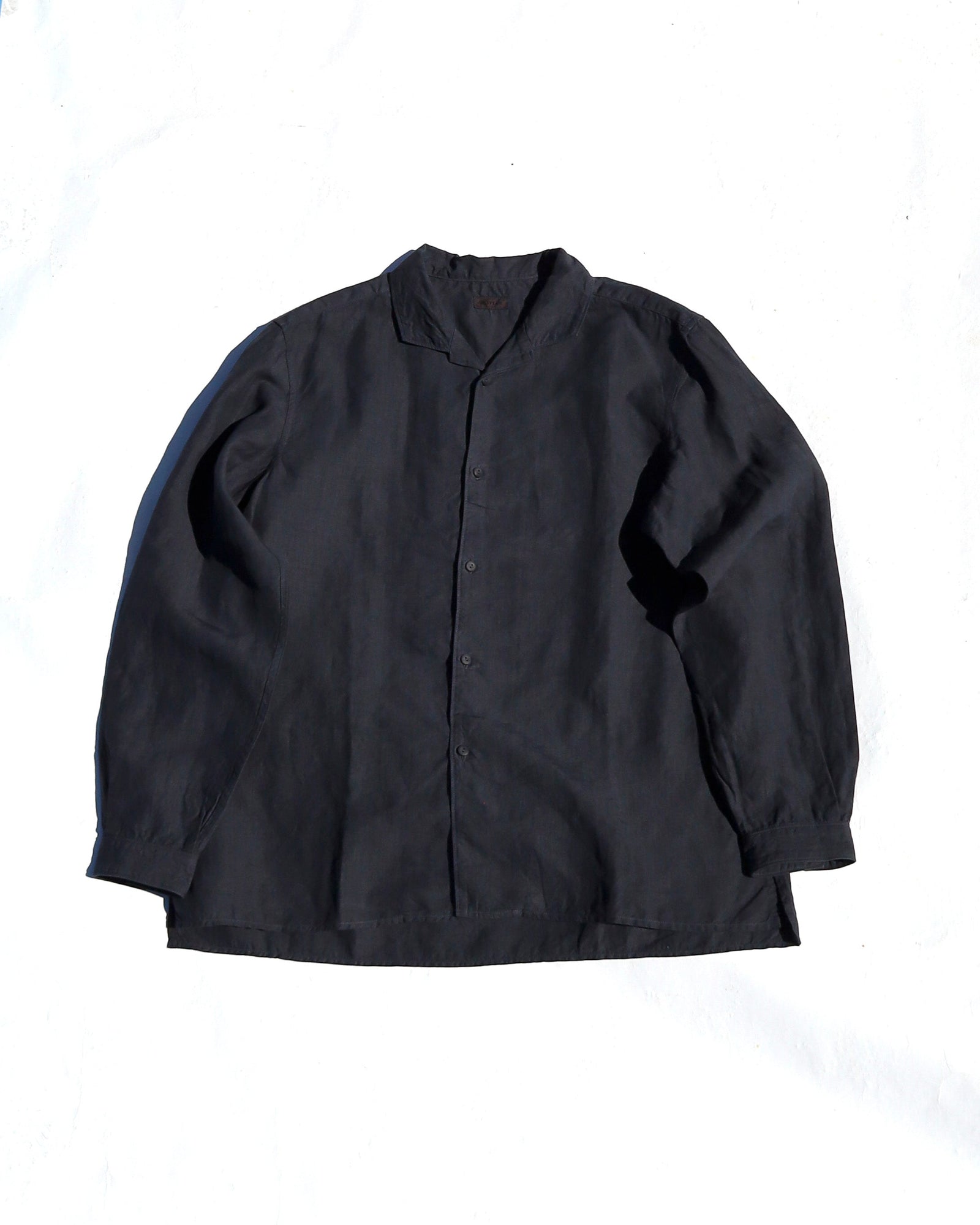 Hemp Open Collar Shirt