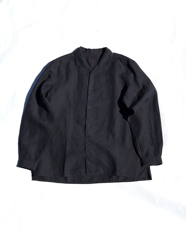 Hemp Open Collar Shirt