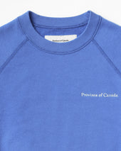French Terry Sweatshirt Blue Unisex