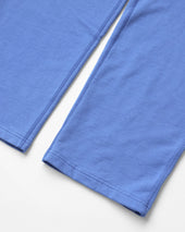 Wide Leg French Terry Sweatpant Blue Unisex