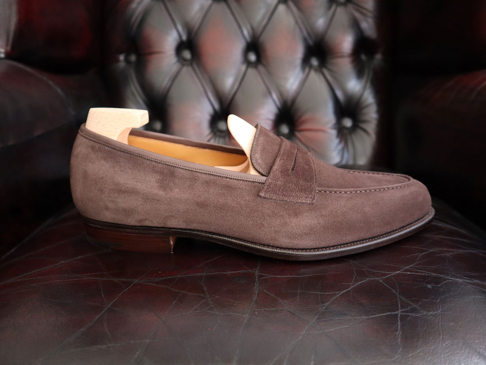 Chadwick In Mole Suede C39