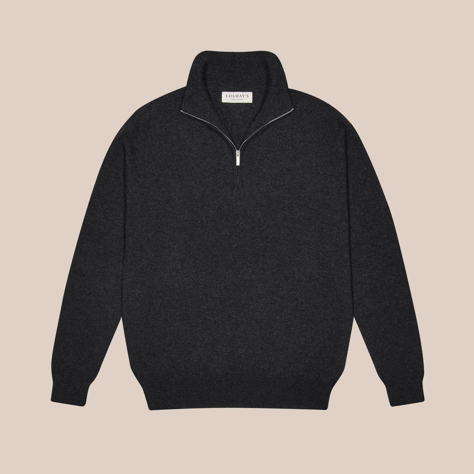 Cashmere Driver S Half Zip Sweater In