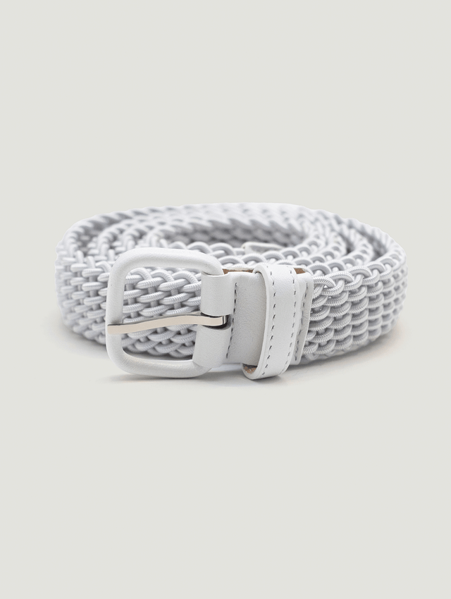 White Charvet Belt