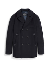 Chatham Peacoat Merino Wool Navy