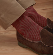 Bordeaux Pied De Poule Fil D Cosse