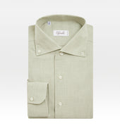 Chemise vert d'eau en coton