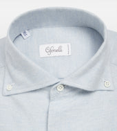 Chemise Bleu Ciel En Coton Piqu