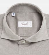 Chemise Grise En Coton Piqu