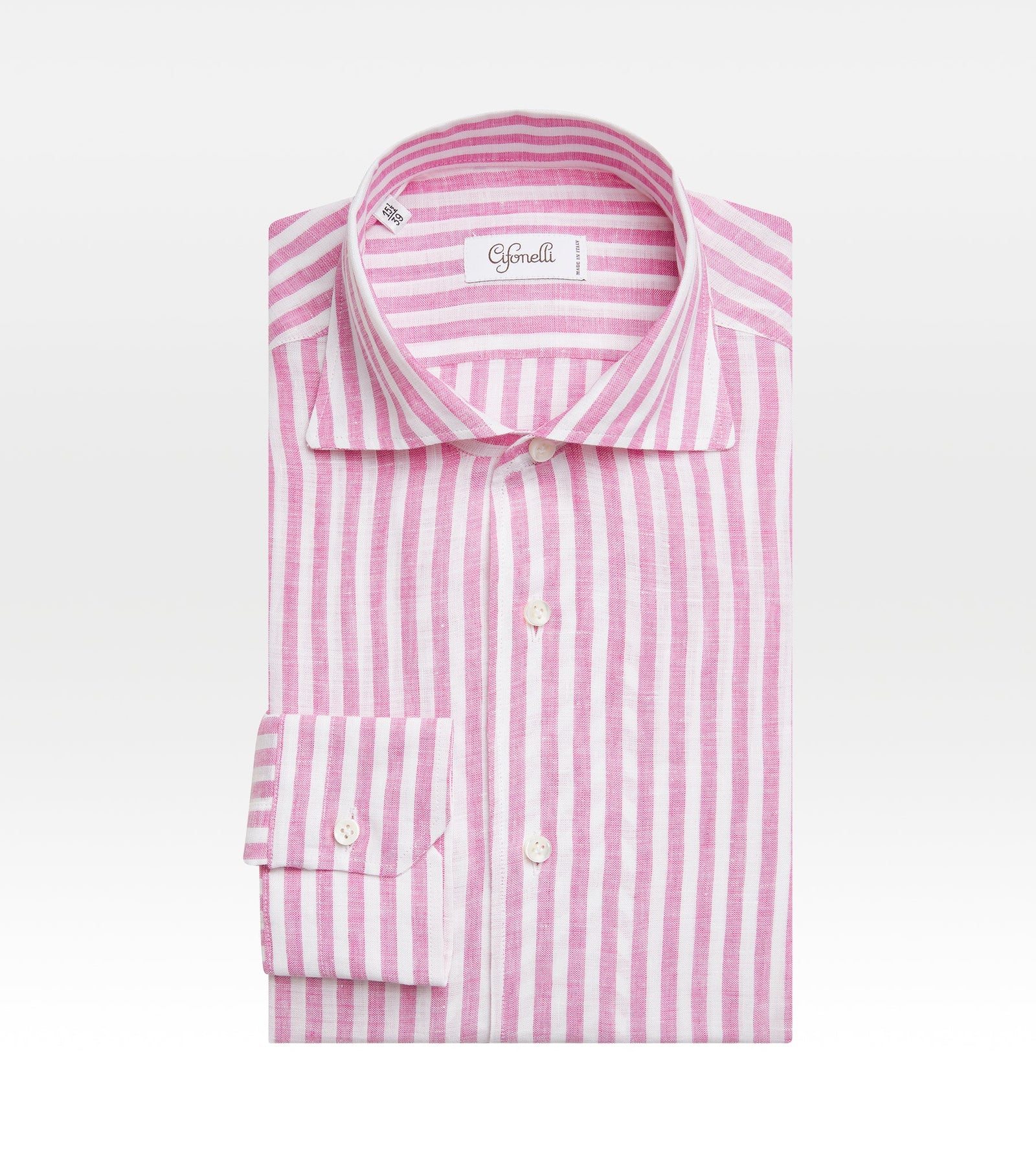 Chemise Et Blanche En Lin Rayures