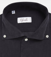 Chemise Bleu Nuit En Velours C Tel