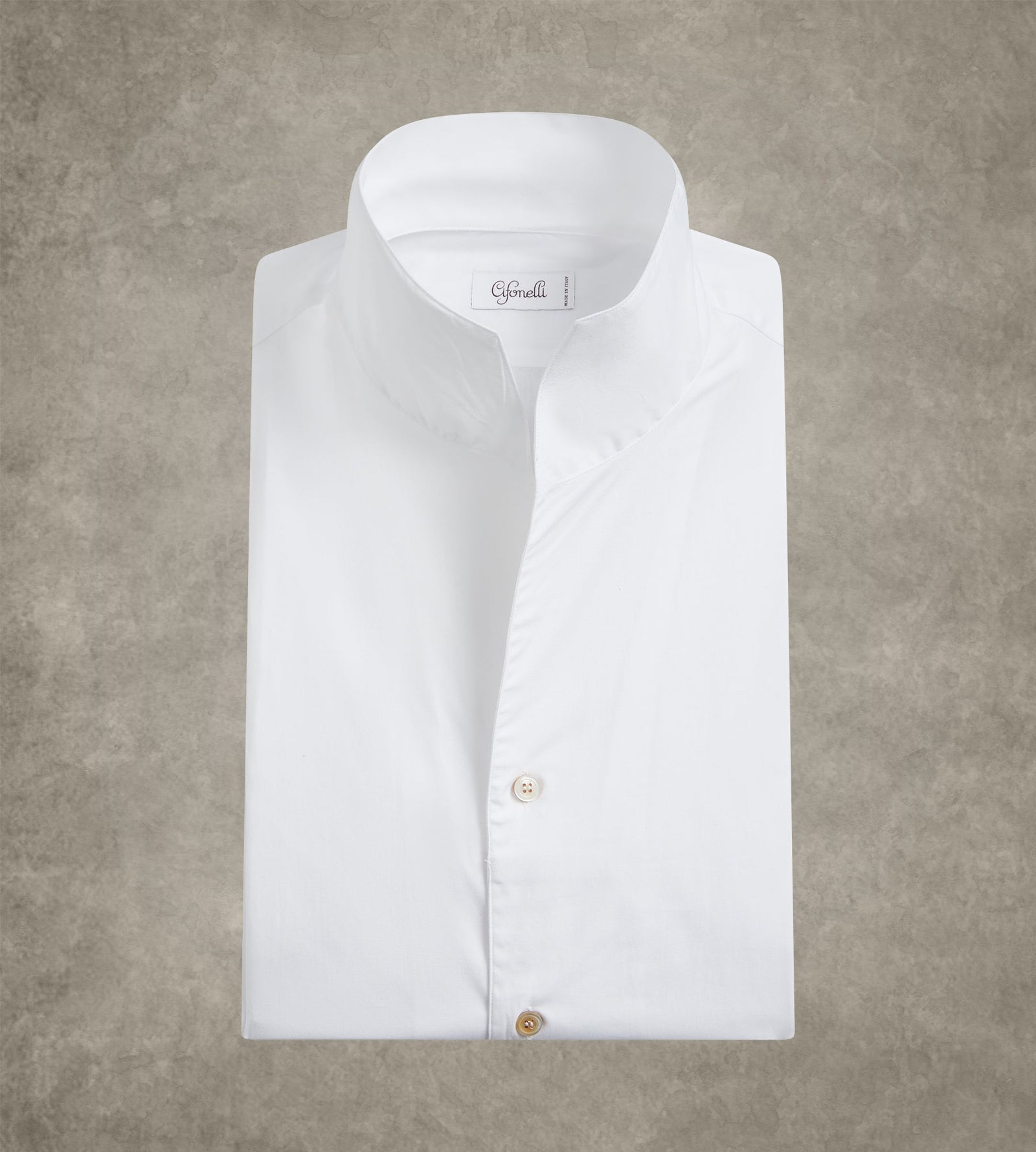 Chemise Blanche Col Indien
