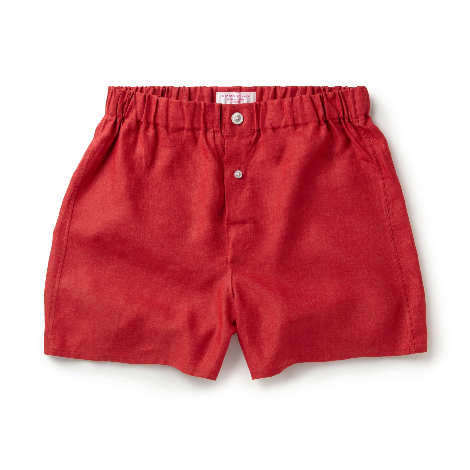 Chilli Linen Slim Fit Boxer Shorts New