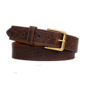 Chocolate Bison Belt