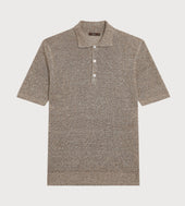 Polo Textur En Coton