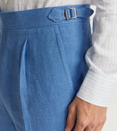 Pantalon En Lin Et Coton