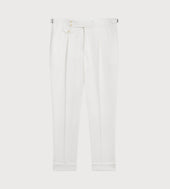 Pantalon En Lin Et Coton