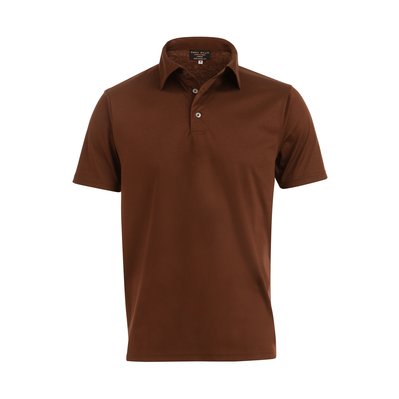Cinnamon Cotton Polo Shirt New