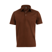 Cinnamon Cotton Polo Shirt - New